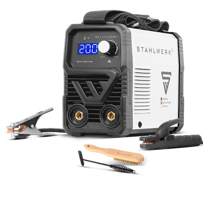 STAHLWERK ARC 200 MD Elektroden-Schweissgerät MMA & Lift-TIG 200 A, kompaktes robustes Gehäuse