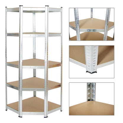 PROREGAL Mega Deal Eckregal Ragnar Steckregal Set - 3-tlg. Verzinkt