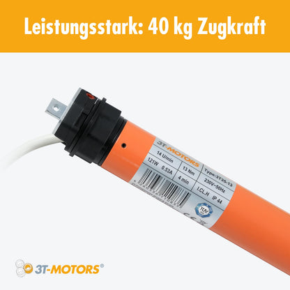 3T-MOTORS Rollladenmotor 3T35-13, 13 Nm, für 40 mm Achtkantwelle
