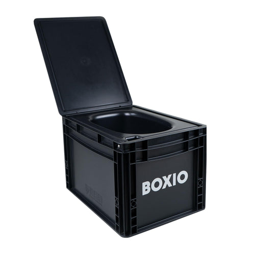 BOXIO TOILET Mobile Camping Trockentrenntoilette - Schwarz