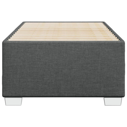 vidaXL Polsterbett Dunkelgrau 100x200cm Stoff