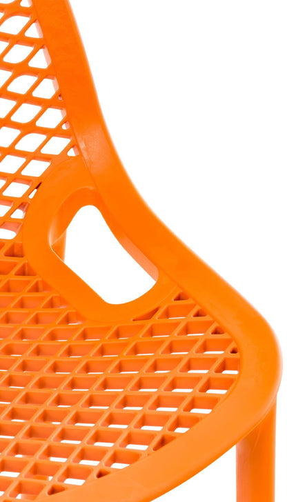 CLP Barhocker Air Kunststoff, 75 cm – wetterbeständig, orange