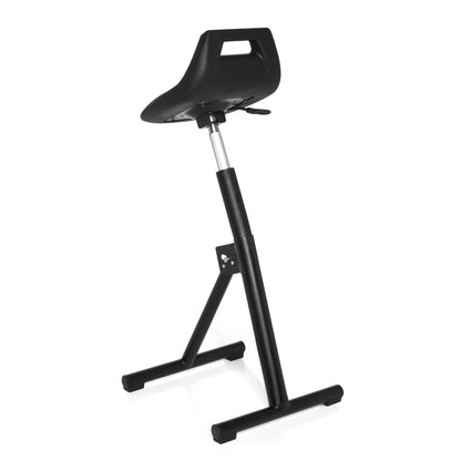hjh OFFICE TOP Work 31 Arbeitsstuhl Stehhilfe – schwarz