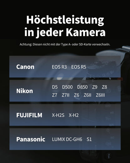 Nextorage B3SE CFexpress 4.0 Typ B Karte - 512GB