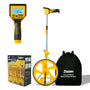 Zozen Messrad-Digital-Display, faltbare Fuß/Meter-Digital-Messrad mit Hintergrundbeleuchtung | bis zu 99,999 Fuß / 99,999 Meter | Leicht mit einem Stoffrucksack zu tragen.