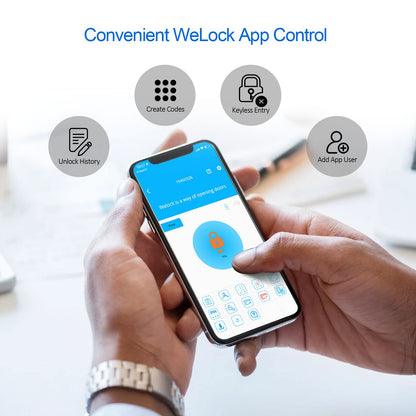 WELOCK Elektronisches Haustürschloss – Pin, App, Wasserdicht