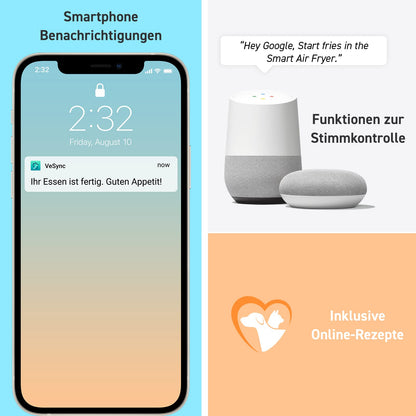 COSORI Lite Smart Heissluftfritteuse 3.8L - Weiss