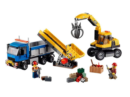 LEGO 60075 City Bagger & Transportwagen Baustellen-Set