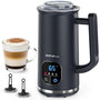 SIMPLETASTE Milchaufschäumer elektrisch 4-in-1 mit LED-Display