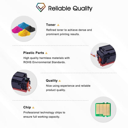 Cool Toner 203X/203A Tonerset kompatibel für HP Color LaserJet Pro MFP