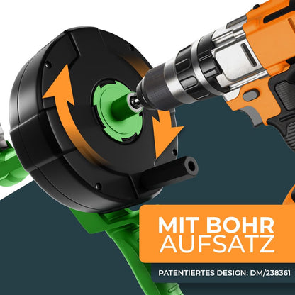 Meisterfaktur Rohrreinigungsspirale - Automatik 15m Bohraufsatz