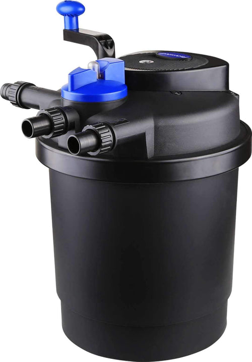 AquaOne CPF-2500 Druckteichfilter mit UVC Klärer bis 6.000 Liter für Gartenteiche