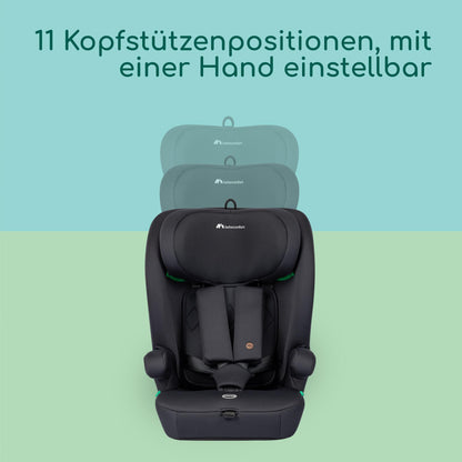 Bebeconfort Ever i-Safe Kindersitz 76-150cm - Full Black