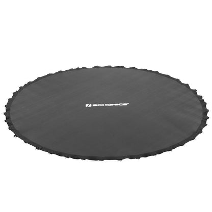 SONGMICS Sprungmatte Ø 324 cm für rundes Trampolin Ø 366 cm, schwarz, mit 72 verzinkten V-Ringen