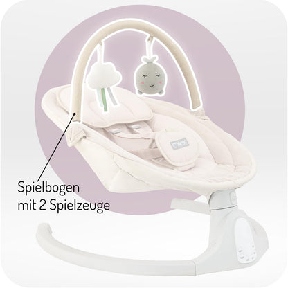 MoMi KENANI SAND Babywippe mit Bluetooth und Fernbedienung