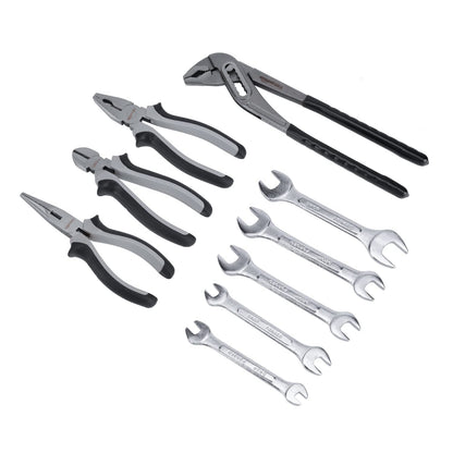 Amazon Basics Haus-Werkzeug-Set - 65 Teile Schwarz/Grau