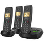 Gigaset Pure 220A Trio DECT-Telefonset mit Anrufbeantworter - anthrazit. Schnurlose Mobilteile für kabellose Telefonie und Nachrichtenaufzeichnung.