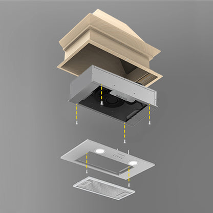 CIARRA CBCS5913A Einbau-Lüfterbaustein – 52cm Edelstahl