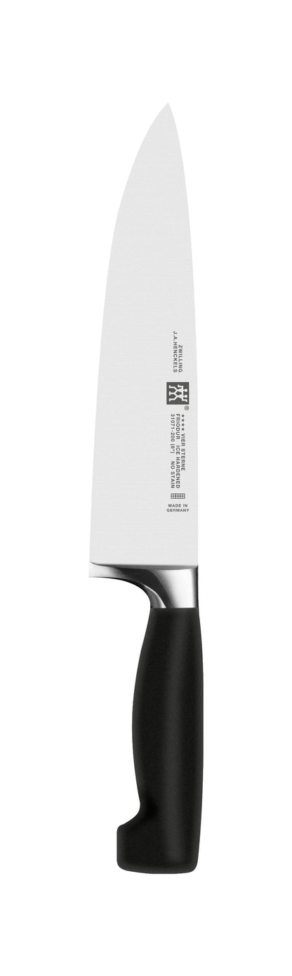 ZWILLING Vier Sterne Messerblock 6-teilig Buche Holz Schwarz