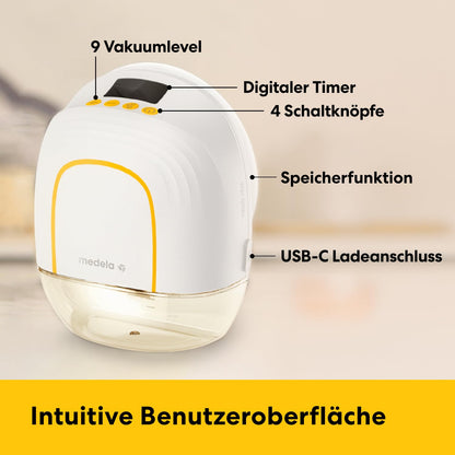 Medela Melody InBra Milchpumpe, tragbar, hands-free, USB-C