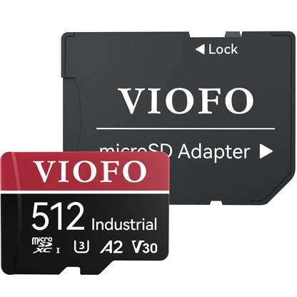 VIOFO microSD Speicherkarte Industriell - 512 GB U3 A2 V30
