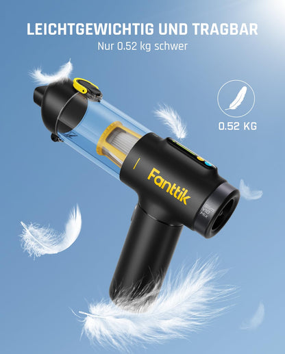 Fanttik Slim V10 Mix Kabelloser Handstaubsauger 4-in-1, 16 kPa