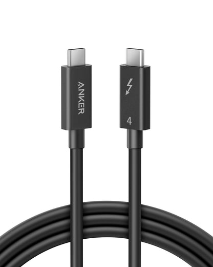 Anker Thunderbolt 4 USB C Kabel – zertifiziert, 100W. Flexibles Kabel für 100W Power Delivery, 40Gbps Daten & Video.