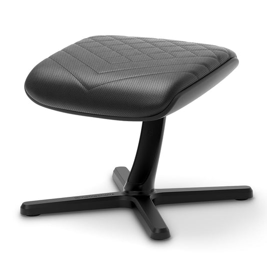 noblechairs Footrest V2.0 Fussstütze - PU-Leder Schwarz. Die Fussstütze fördert ergonomische Haltung am Arbeitsplatz.