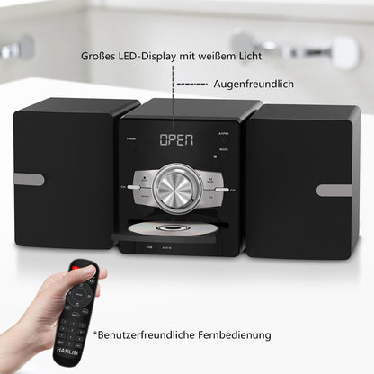 AudioPro Mini-Komponente CD-System 30W - Bluetooth, USB, UKW