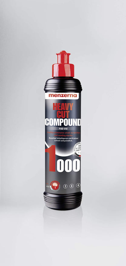 menzerna Politur-Set Heavy Cut, Medium Cut, Super Finish & PowerLock