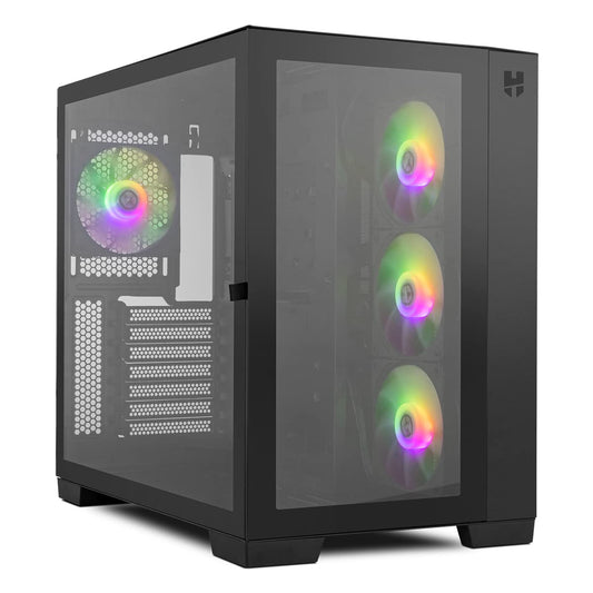 NOX Hummer Astra Micro Mid-Tower PC-Gehäuse Schwarz