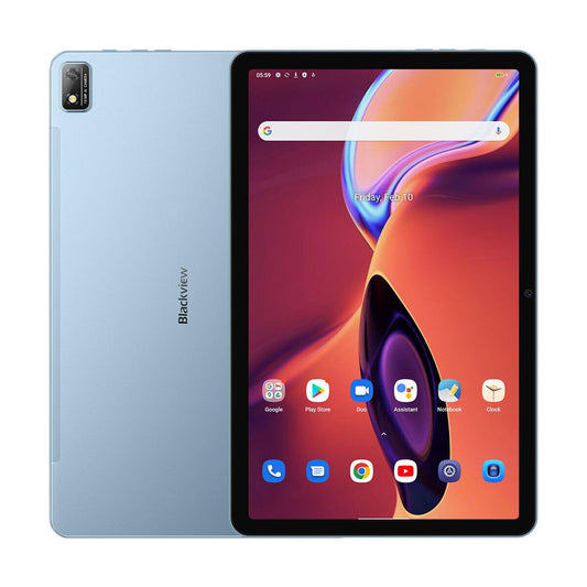 Blackview TAB 16 Android Tablet 11 Zoll 4G LTE – 256GB Blau. Blaues Tablet zum Surfen, Streamen und Arbeiten mit 4G LTE Konnektivität.