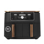 Ninja Foodi MAX Dual Zone Heissluftfritteuse AF400EUCP, 9,5 L, zwei Garfächer, Kupfer/Schwarz