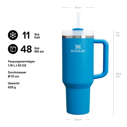 STANLEY 1913 Quencher H2.0 FlowState Thermobecher 1,2 l Azure