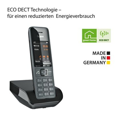 Gigaset Comfort 520 DECT-Telefon - titan-schwarz