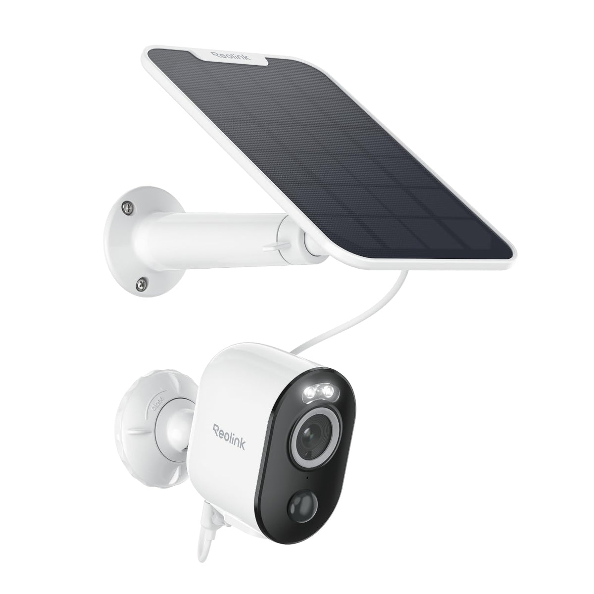 Reolink Argus 3 Pro 2K Überwachungskamera Aussen mit Solarpanel – kabellose Akku-Kamera mit Spotlight