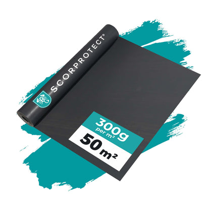 Scorprotect Abdeckpappe Milchtütenpapier 300 g/m² 1150 mm 50 m² grau auf Rolle
