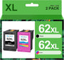 HALLOLUX 62XL Druckerpatronen für HP, Schwarz und Farbe (2er-Pack)