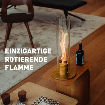 höfats Spin 120 Gold Bioethanol Tischkamin Indoor/Outdoor