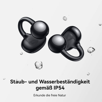 HUAWEI FreeClip Open-Ear-Kopfhörer, kabellos, Schwarz