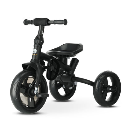 Deryan Explorer Kinderdreirad mit Schubstange und Verdeck, Creme