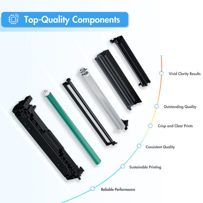 Kompatibler HP 117A Toner Set für MFP 178nwg 179fwg – 4er-Pack