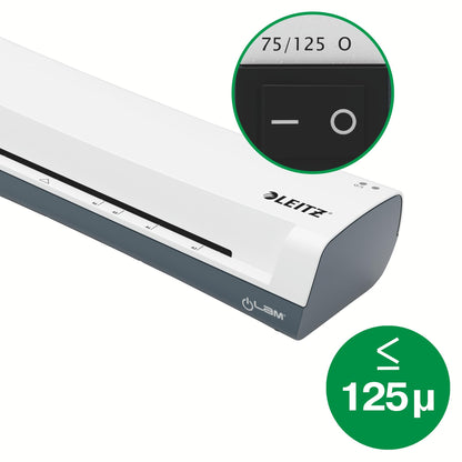 Leitz iLAM Home A4 Laminiergerät Set + 100 Folien 80 mic - Weiss