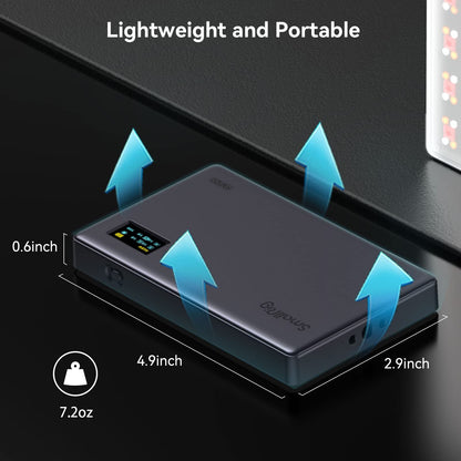 SMALLRIG RM120 LED Videoleuchte RGB mit OLED-Display und Diffusor