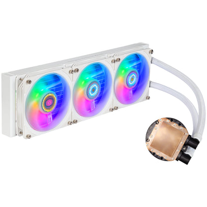 Cooler Master MasterLiquid PL360 Flux AIO CPU-Kühler - 360mm Weiss