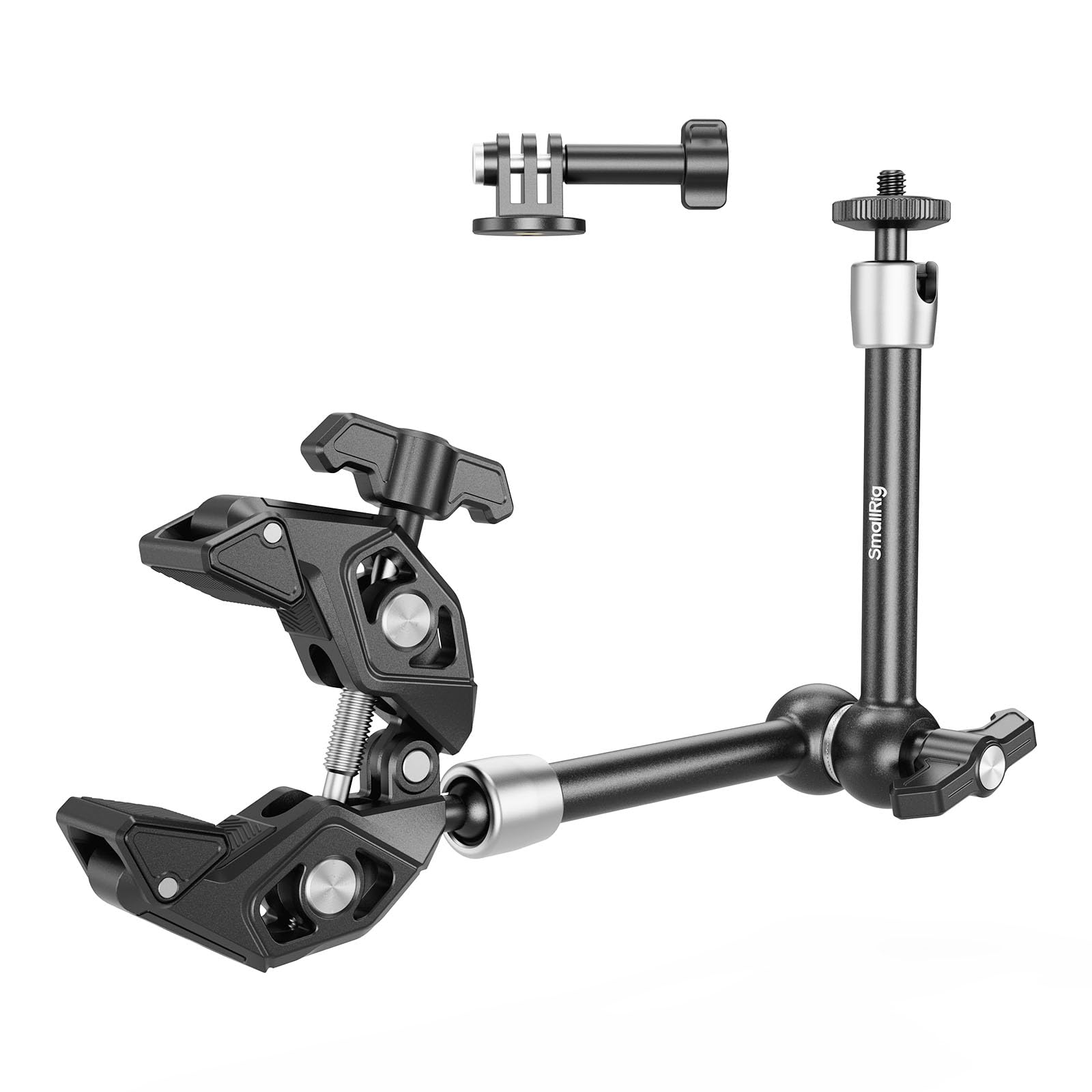 SMALLRIG Magic Arm Super Clamp 4454, Kamerahalterung mit Schwenkarm und Superklemme