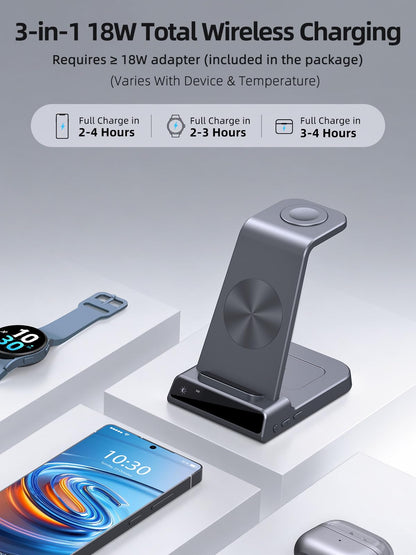 NeotrixQI XF-C01 3-in-1 kabellose Ladestation für Samsung Galaxy