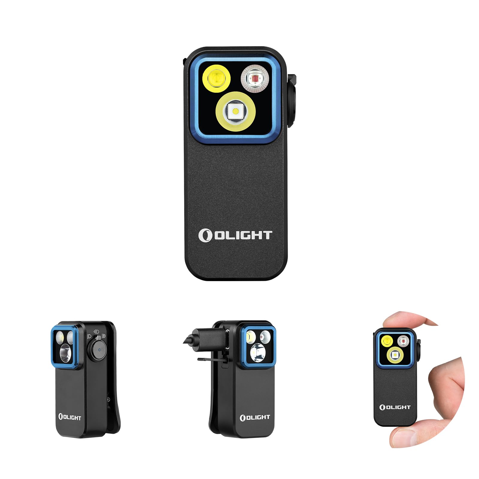 OLIGHT Oclip Pro Mini LED Taschenlampe mit Clip, 500 Lumen