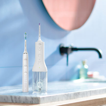 Philips Sonicare Power Flosser & DiamondClean 9000 - Weiss
