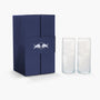 Red Bull Glas im Dosen-Design, Trinkgläser 2er-Set à 220 ml aus klarem Glas